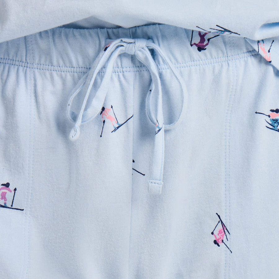 Life is Good Women's Ski Ya Later Pattern Snuggle Up Sleep Jogger