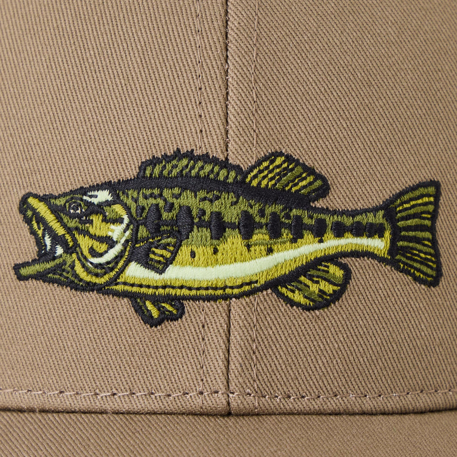 Life is Good Clean Large Mouth Bass Trucker