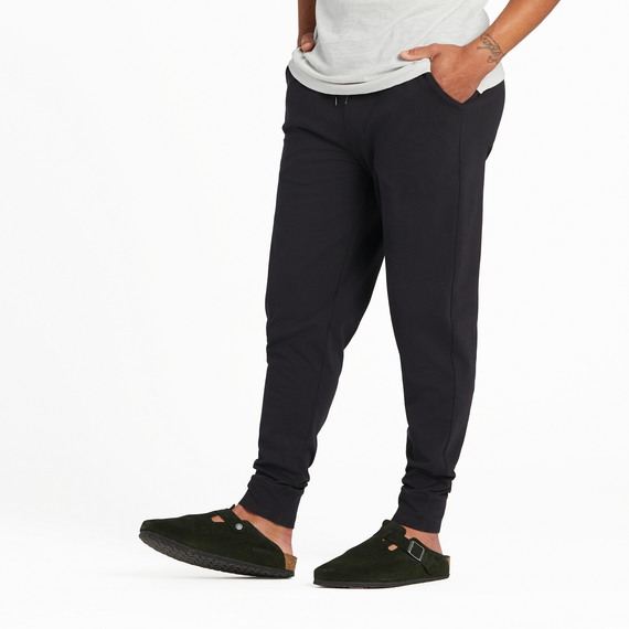 Life is Good Men's Solid Crusher Flex Jogger