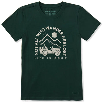 Life is Good Women's ATV Wander Short Sleeve Crusher Tee