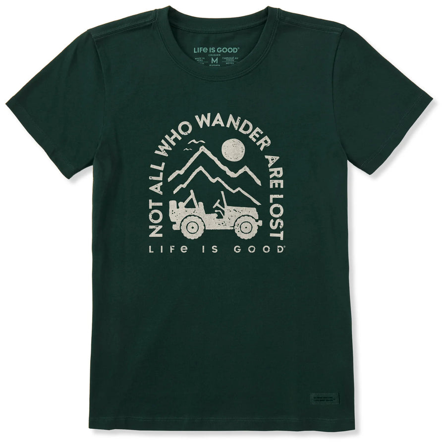 Life is Good Women's ATV Wander Short Sleeve Crusher Tee