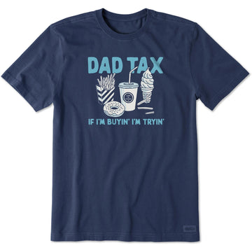 Life is Good Men's Dad Tax Crusher Lite Tee