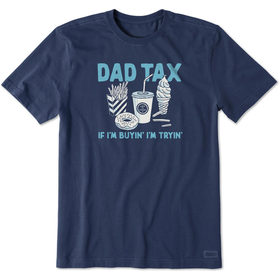 Life is Good Men's Dad Tax Crusher Lite Tee