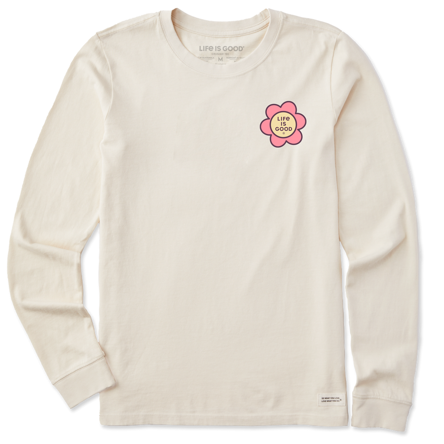 Life is Good Women's Peace Love Coffee Long Sleeve Crusher Tee
