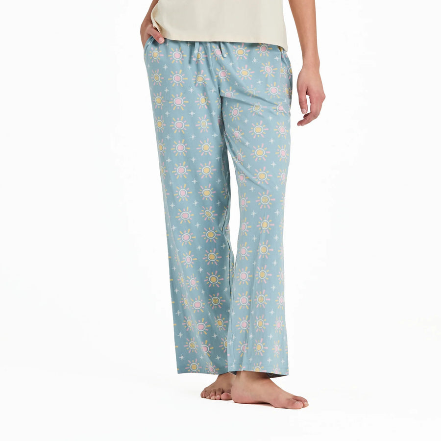 Life is Good Women's Hello Sunshine Pattern Snuggle Up Sleep Pant