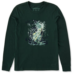 Life is Good Women's Sunbeam Hike Long Sleeve Crusher Tee