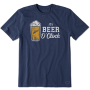 Life is Good Men's It's Beer O'Clock Crusher Tee