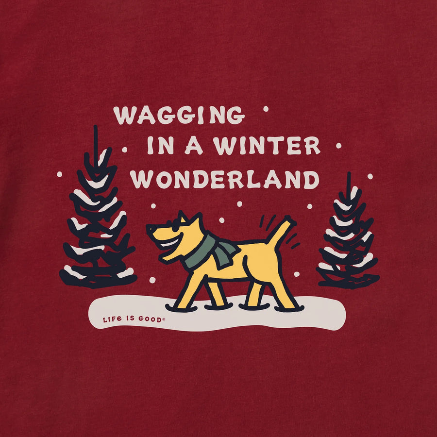 Life is Good Baby Wagging Wonderland Rocket Long Sleeve Crusher Bodysuit