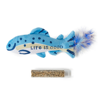 Life is Good Fish Catnip Kicker Cat Toy