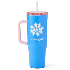 Life is Good Vintage Daisy 40oz Stainless Corkcicle Cruiser