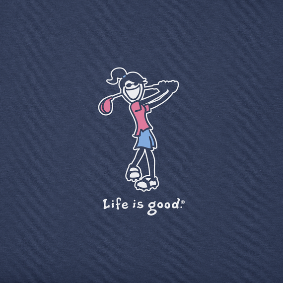 Life is Good Women's Jackie Golf Crusher Tee