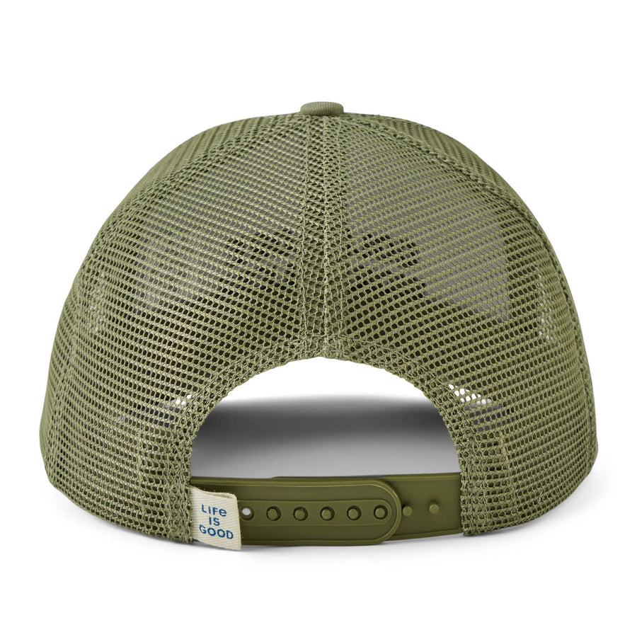 Life is Good Golf More Worry Less Trucker Cap