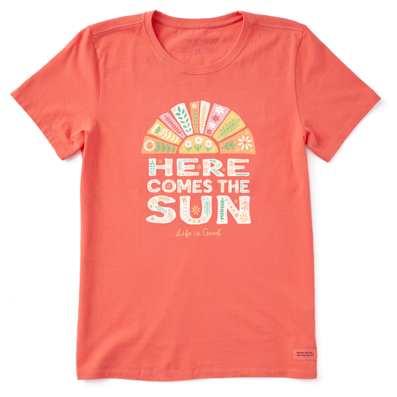 Life is Good Women's Nordic Here Comes the Sun Crusher Tee