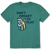 Life is Good Men's Rocket Don't Forget to Play Crusher Tee