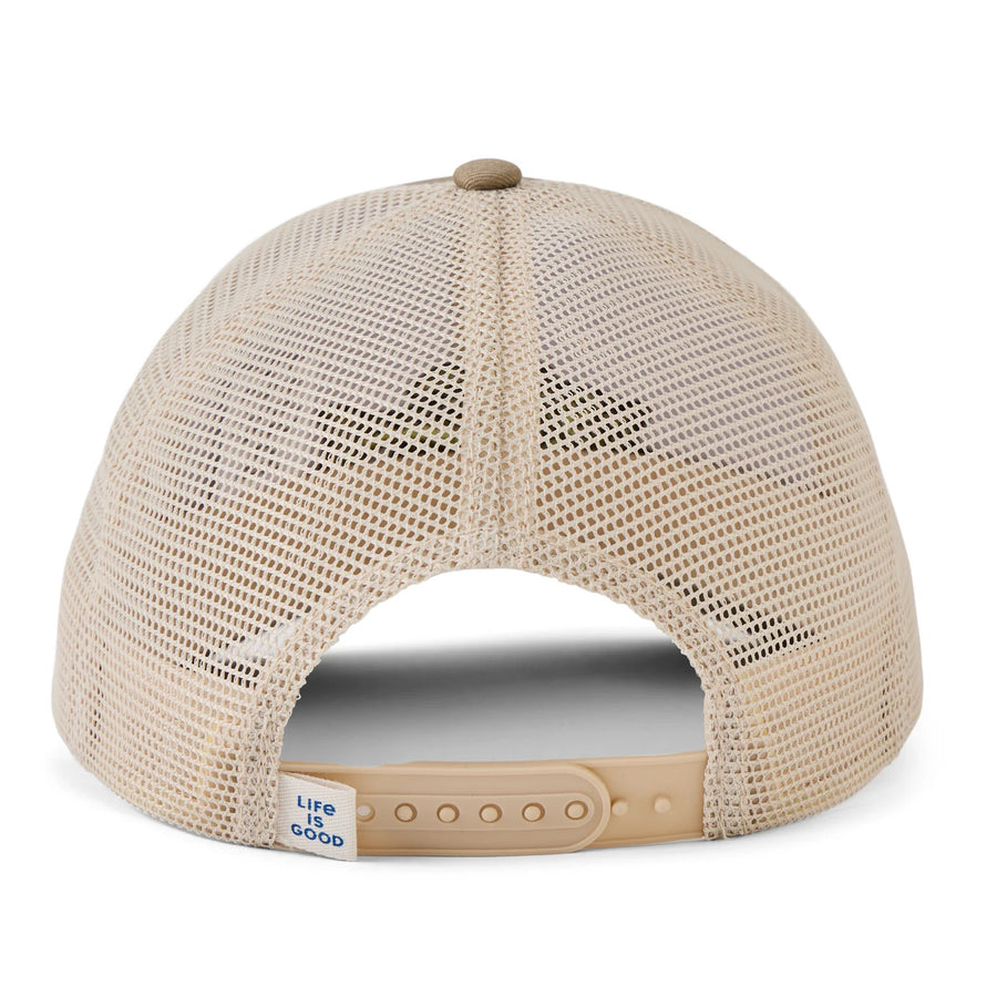 Life is Good Clean Large Mouth Bass Trucker