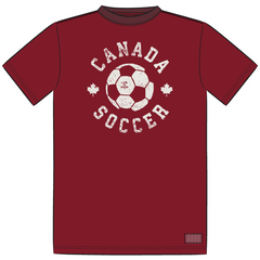 Life is Good Men's Canada Soccer Ball Crusher Tee