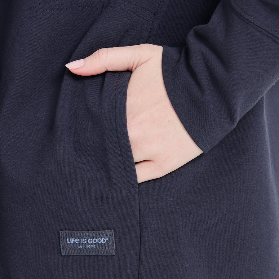 Life is Good Women's Solid Crusher Flex Cardigan