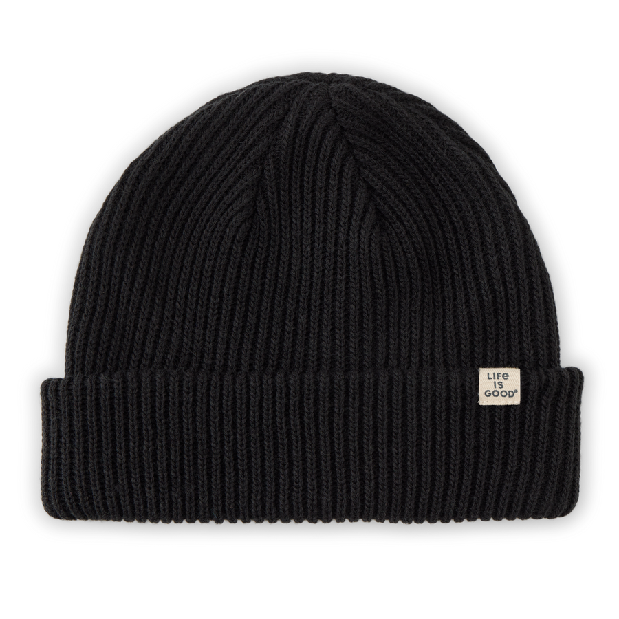 Life is Good Adult Solid Mariner Beanie