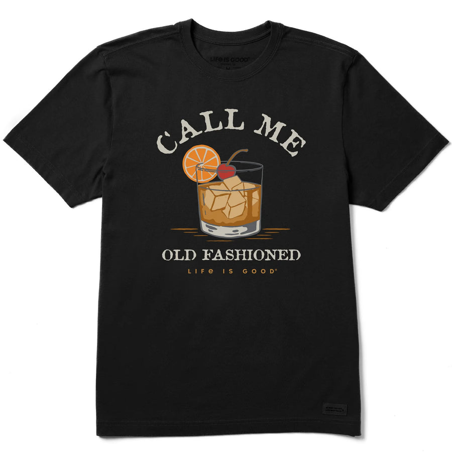 Life is Good Men's Call Me Old Fashioned Crusher Lite Tee