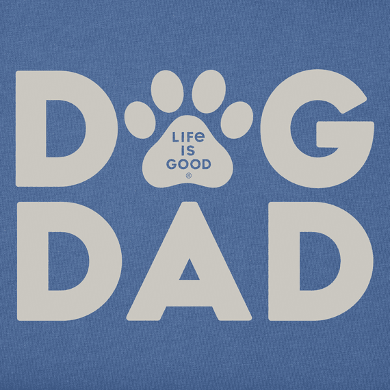 Life is Good Men's Crusher Tee Dog Dad
