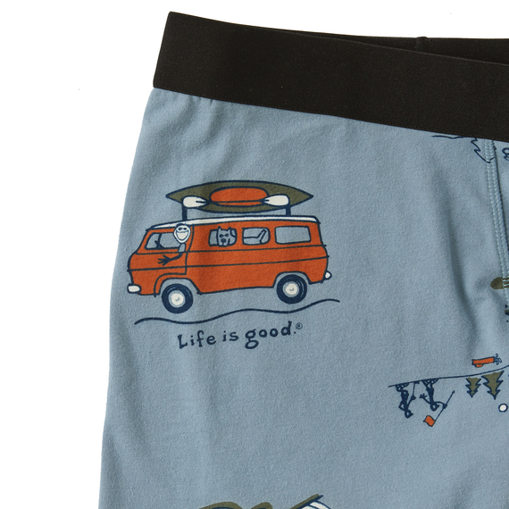 Life is Good Men's Knit Boxer Briefs Jake Outdoors