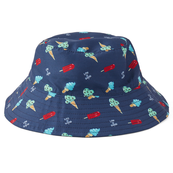 Life is Good Kids Bucket Hat Ice Cream