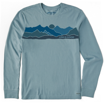 Life is Good Men's Crusher Lite LS Tee Life Isn't Easy
