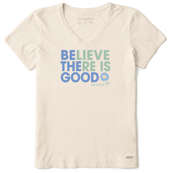 Life is Good Women's Crusher Vee Be The Good Daisy