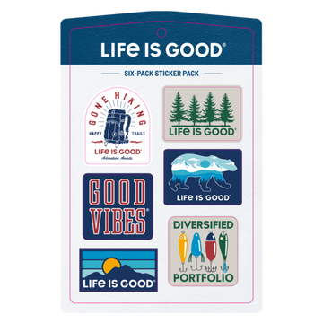 Life is Good Optimism Six Pack Sticker Pack