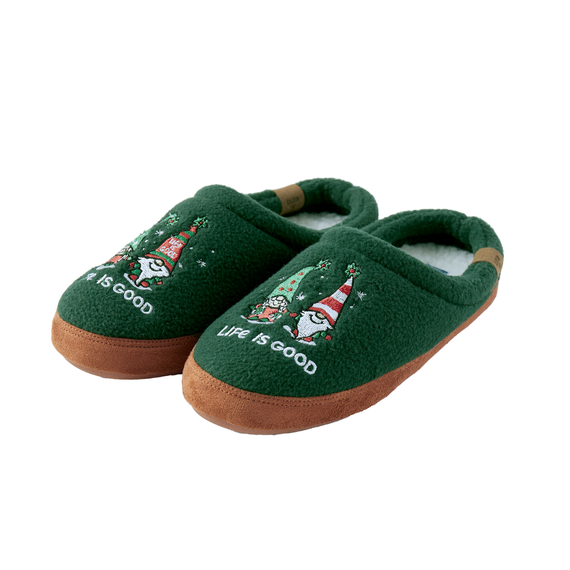 Life is Good Women's Gnome Slippers