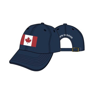 Life is Good Chill Cap Canada Flag