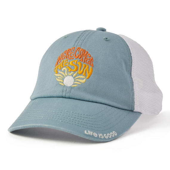 Life is Good Here Comes the Sun Soft Mesh Chill Cap