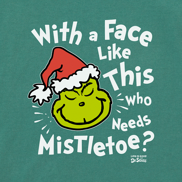 Life is Good Men's Crusher LS With A Face Like This Grinch