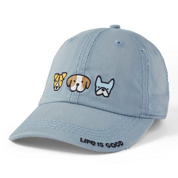 Life is Good Heart of Dogs Sunwashed Chill Cap