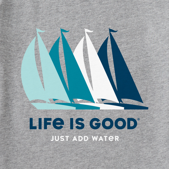 Life is Good Men's Crusher Lite Tee Just Add Water