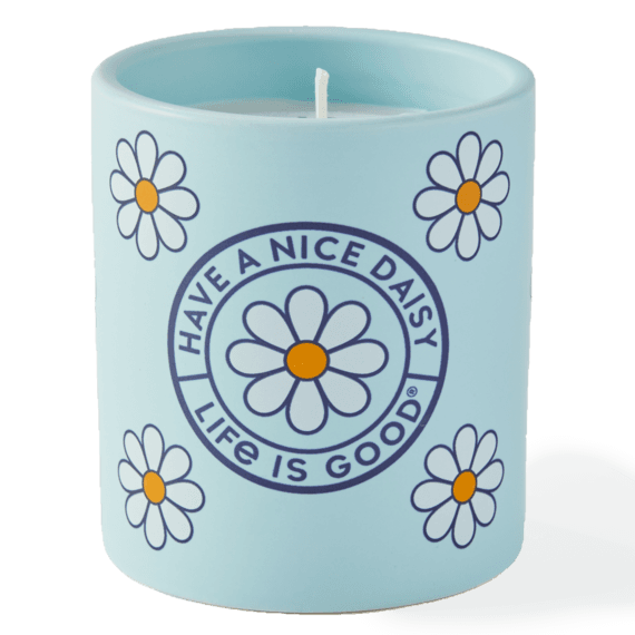 Life is Good Have a Nice Daisy Soy Candle