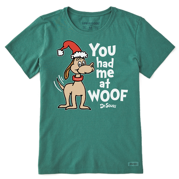 Life is Good Women's Crusher Tee You Had Me At Woof Max