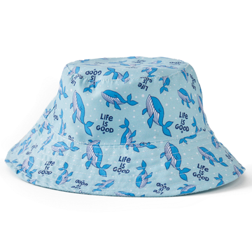 Life is Good Baby Whale Bucket Hat