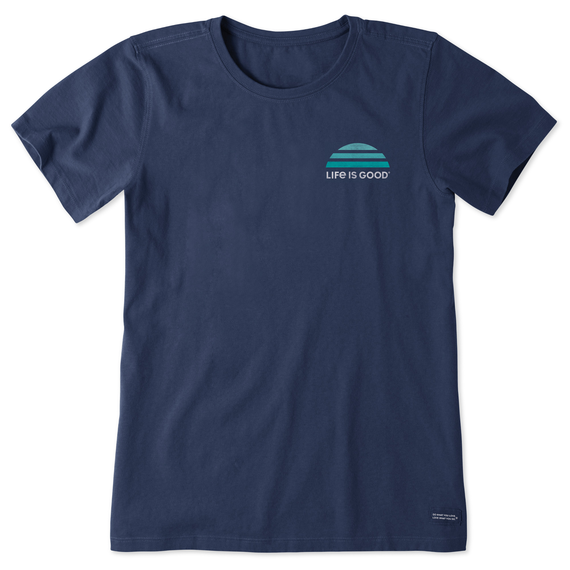 Life is Good Women's Crusher Lite Tee Seas the Day