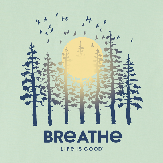 Life is Good Women's Crusher Lite Tee Breathe Forest