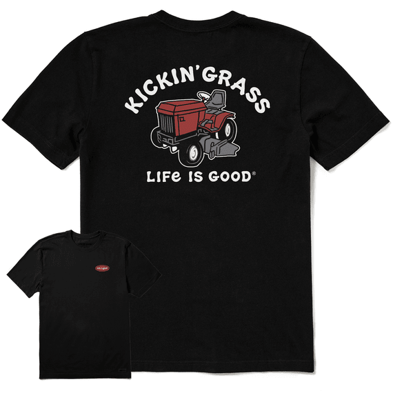 Life is Good Men's Crusher Lite Tee Kickin' Grass