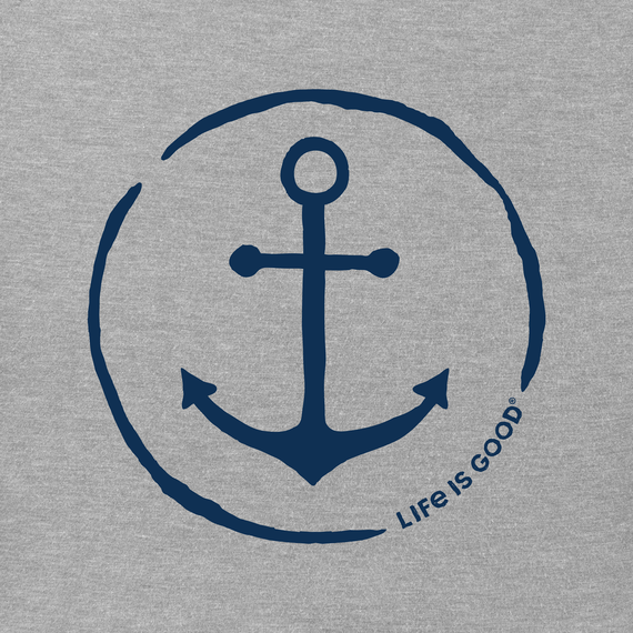Life is Good Men's Crusher Tee Old Anchor
